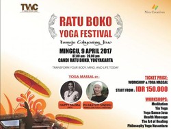 Awal April, Akan Digelar Yoga Massal di Candi Ratu Boko