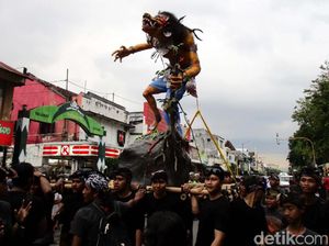 Pawai Ogoh-ogoh Jelang Hari Raya Nyepi di Yogyakarta