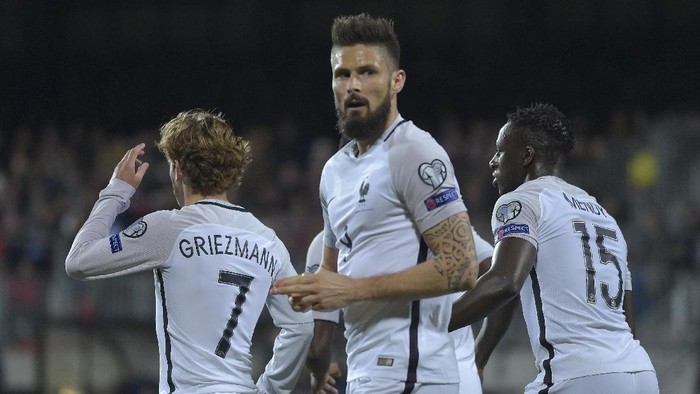 Giroud Pimpin Prancis Atasi Luksemburg 3-1