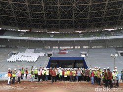 JK Tinjau Sejumlah Venue Asian Games 2018