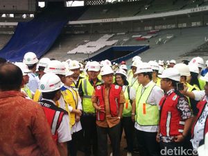 Hari Minggu, JK Blusukan Pantau Proyek Asian Games