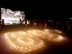 Warga Serang Nyalakan 1.000 Lilin di Earth Hour 2017