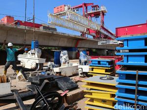 Penampakan Terkini Proyek DDT Manggarai-Cikarang