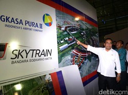 Skytrain Bandara Soetta Diuji Coba Jelang Lebaran