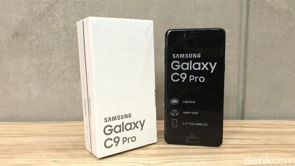 Unboxing Samsung Galaxy C9 Pro, RAM 6 GB!