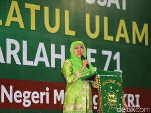 Khofifah Minta Muslimat NU Jaga Bangsa dari Bahaya Narkoba Khofifah Minta Muslimat NU Jaga Bangsa dari Bahaya Narkoba