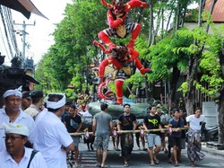 Lomba Ogoh-ogoh di Karangasem Sepi Peminat