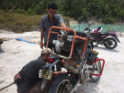 Polisi Temukan Aktivitas Penambangan Emas Ilegal di Singkawang