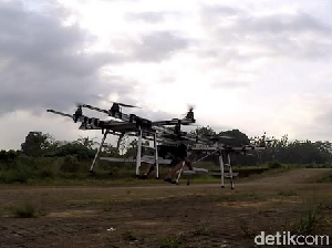 Ojek Terbang Made in Indonesia Sudah Diuji Terbang Hingga 2 Meter