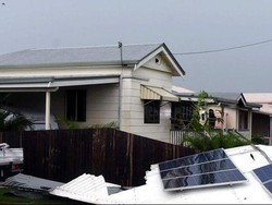 Penampakan Kerusakan Topan Debbie di Queensland