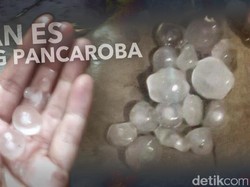 Hujan Es Sempat Guyur Bekasi