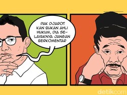Komik: Djarot Bertanya, Sandiaga Membalas