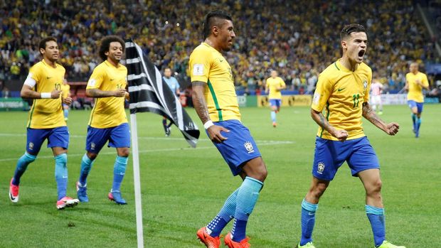 timnas Brasil lolos Piala Dunia 2018