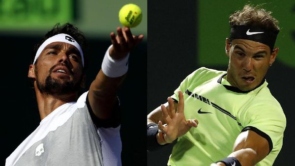 Fognini Tantang Nadal di Semifinal Miami Terbuka