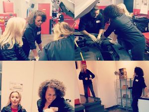 Di Bengkel Khusus Wanita Ini, Bisa Servis Mobil Sekaligus Manicure & Pedicure