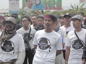 Ratusan Korban Banjir Kabupaten Bandung Gelar Aksi 313