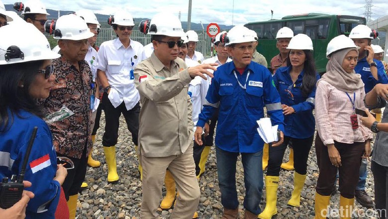 Jonan Kunjungi Sumur Panas Bumi Terbesar Dunia di Sumatera Utara