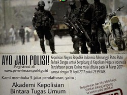 Polri Buka Pendaftaran Taruna Akpol dan Bintara Tahun Ajaran 2017