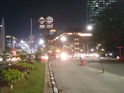Blokade Jalan Dibuka, Kendaraan Bisa Lintasi Medan Merdeka Barat
