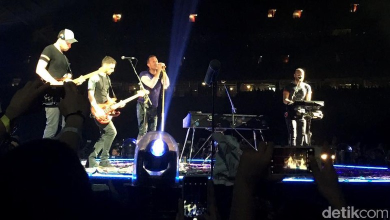 Foto: Konser Coldplay di Singapura (Pool/Arum Kinanti)