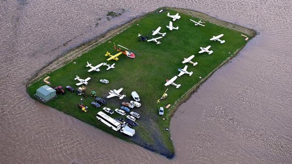 Begini Penampakan Banjir Australia dari Udara