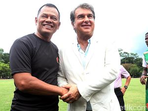 Mantan Presiden Barcelona Joan Laporta Hadiri HUT Kopassus di Cijantung