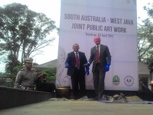 Erat Kerja Sama, Jabar-Australia Selatan Bangun Public Art Work