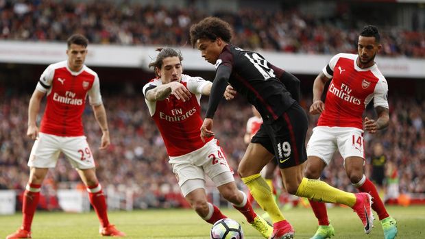 Arsenal Imbang 2-2 Melawan City