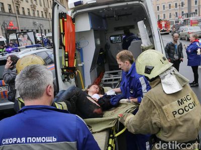 Korban Bom St Petersburg Dievakuasi