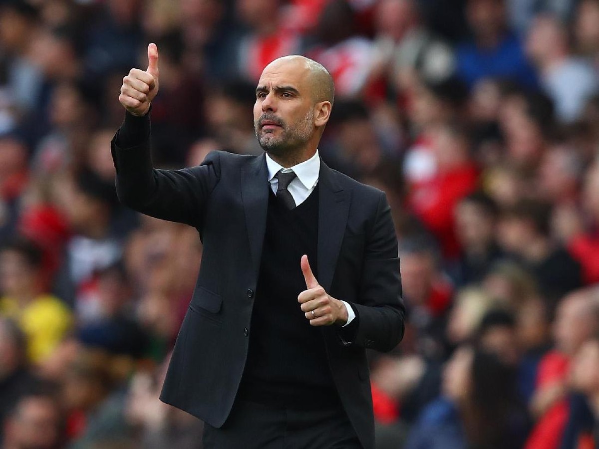 Manajer Manchester City, Josep Guardiola. (Foto: Getty Images Sport/Clive Rose)