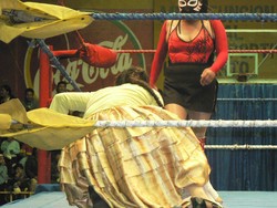 Cuma di Bolivia, Ada Pertunjukan Gulat Wanita