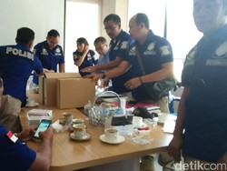 Polda Banten Geledah Kantor Bapelkes Krakatau Steel