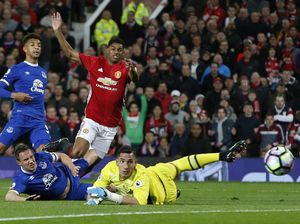 Everton Vs MU: Rashford Buru Gol Pertama ke Gawang The Toffees