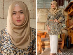 Foto: Manisnya 6 Peserta Sunsilk Hijab Hunt Berbusana Motif Bunga