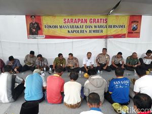 Sarapan Bareng Kapolres Jember, Warga Keluhkan Kenakalan Remaja