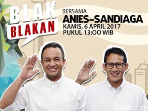 Sesaat Lagi Live Streaming Blak-blakan Anies dan Sandiaga