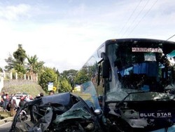 Tabrakan Beruntun di Puncak Bogor, Satu Orang Tewas