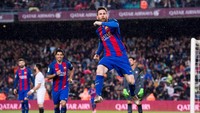 Sevilla menjadi klub yang paling sering dibobol Messi dengan 29 kali gawangnya dikoyak. Atletico Madrid ditempat kedua dengan 28 kali, dan Real Madrid (25). (Foto: Getty Images Sport/Alex Caparros)