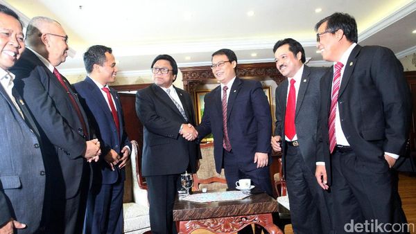 OSO Terima Pimpinan Fraksi MPR