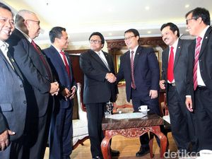 OSO Terima Pimpinan Fraksi MPR