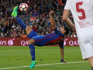 Suarez tentang Gol Akrobatik ke Gawang Sevilla