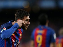 Gaya Baru Perayaan Gol Messi, Untuk Siapa?