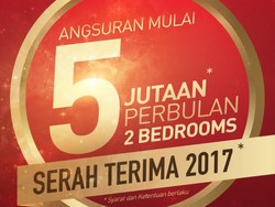 Hunian 2 Kamar di Jakarta Angsuran Rp 5 Jutaan, Serah Terima 2017