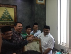 Ahok dan Djarot Silaturahmi dengan Pengurus GP Ansor
