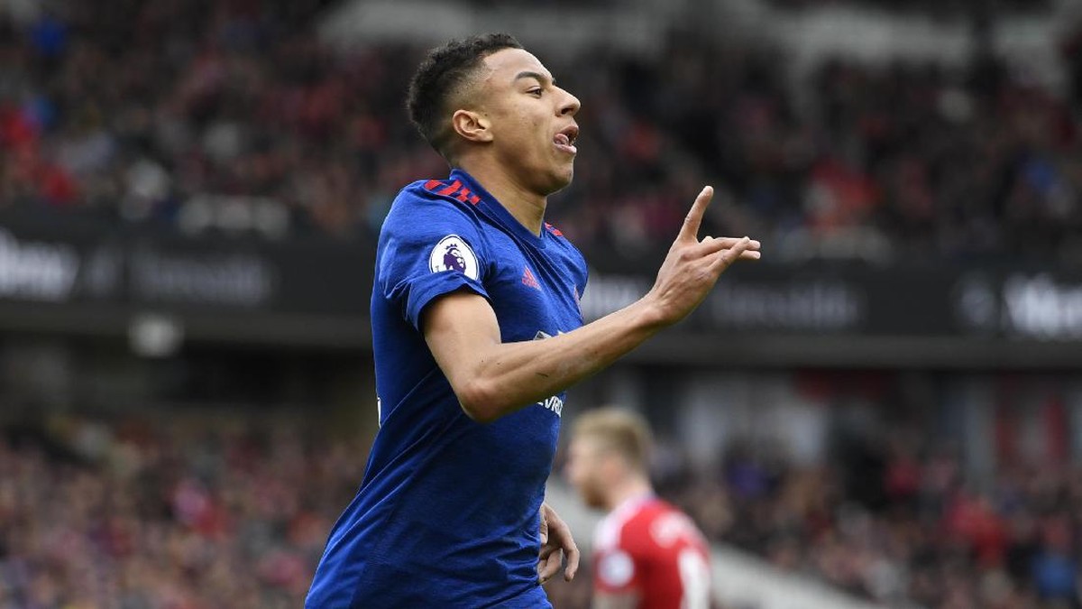 Lingard belum puas dengan jumlah golnya. Foto: Stu Forster/Getty Images