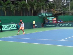 Christoper Rungkat Menang, Indonesia Imbangi Kuwait 1-1