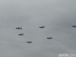 Jelang HUT TNI AU Ke-71, Pesawat Tempur Atraksi di Lanud Halim