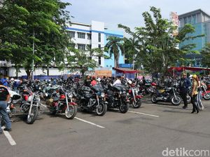 Gaya Nasionalis Komunitas Moge yang Cinta Pejuang Indonesia