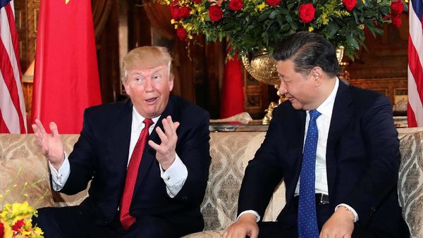 Pertemuan Perdana Trump dan Xi Jinping