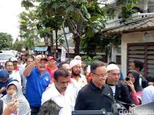 Anies ke Warga Duren Sawit: Mari Pertahankan Perolehan Suara!
